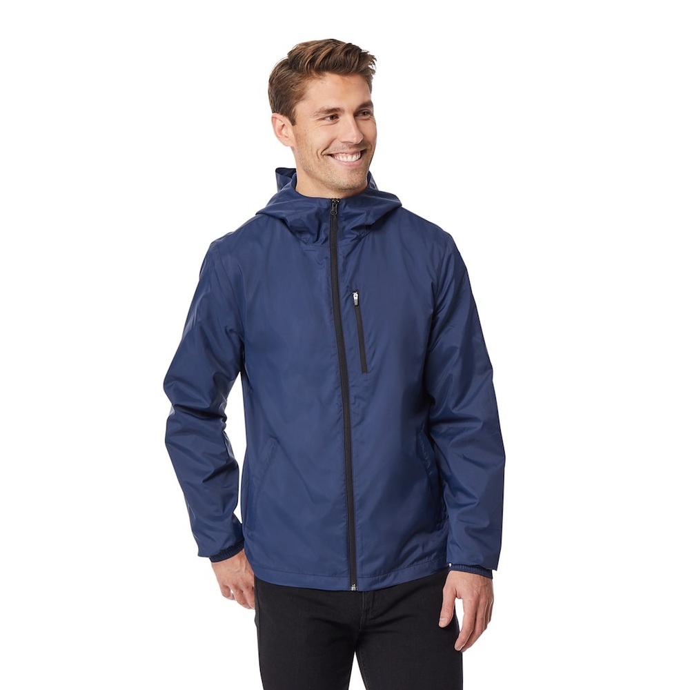 St. John’s Bay Blue Coolkeep Lightweight Water Resistant Jacket Size Medium